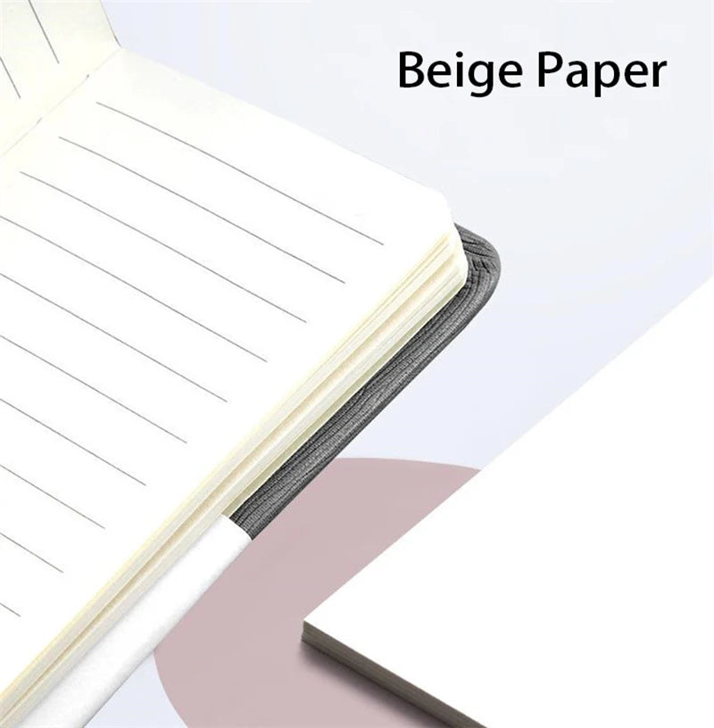 A6 A7 Mini Pocket Notebook, Hardcover Portable Memo Pad and Diary Planner with 96 Sheets for Office, School and Travel