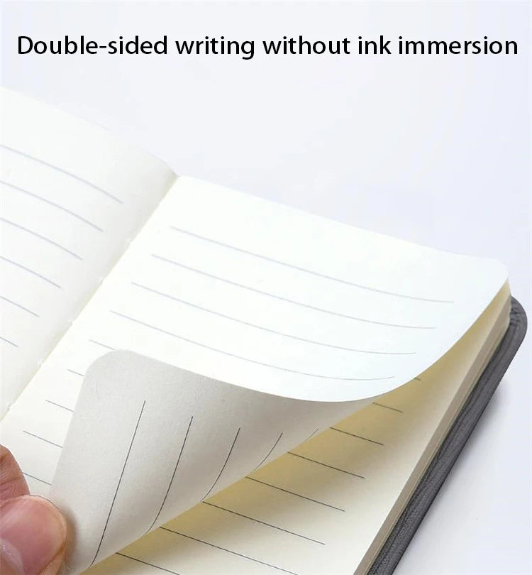 A6 A7 Mini Pocket Notebook, Hardcover Portable Memo Pad and Diary Planner with 96 Sheets for Office, School and Travel