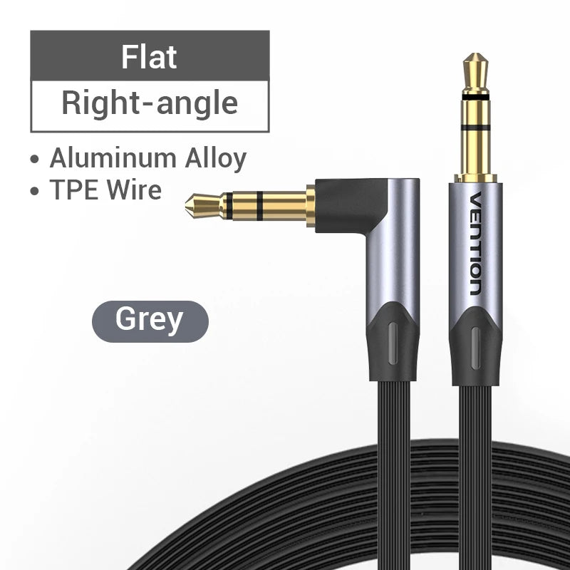 Vention 3.5mm Aux Cable — Male to Male Audio Cord for JBL, Xiaomi, Oneplus Headphones, Speakers & Car