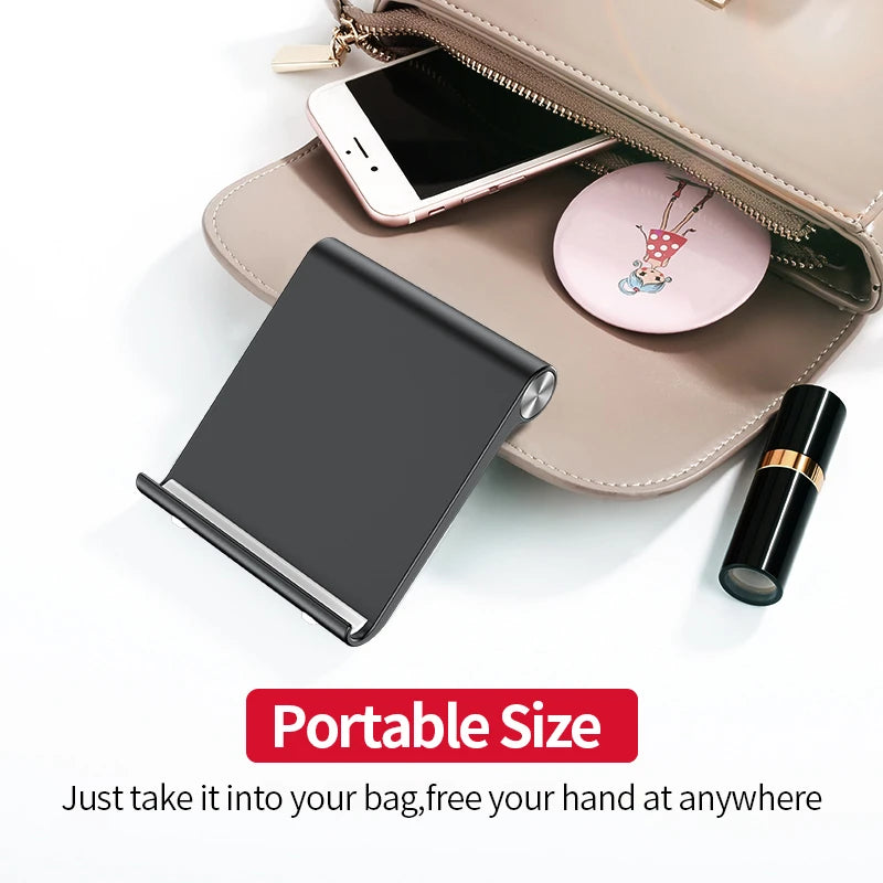 Foldable Phone & Tablet Stand with Adjustable Angle