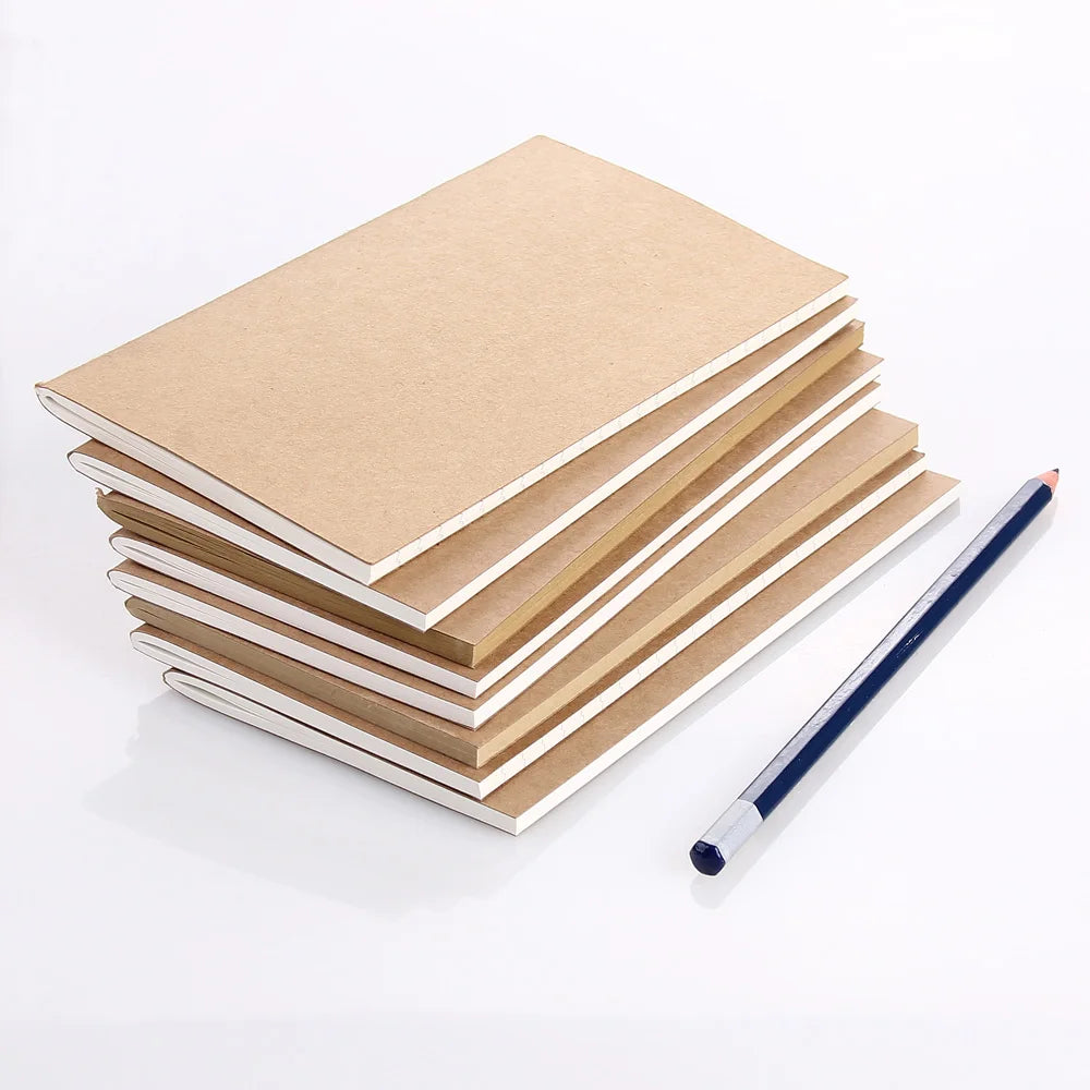 Refill Paper Inserts for Leather Journal and Refillable Notebook, Kraft, Lined, Blank, and Weekly Planner Pages