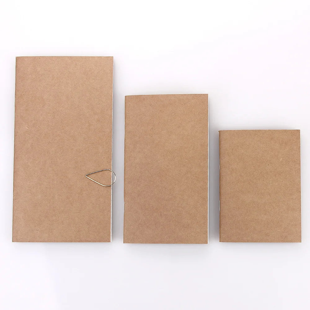Refill Paper Inserts for Leather Journal and Refillable Notebook, Kraft, Lined, Blank, and Weekly Planner Pages