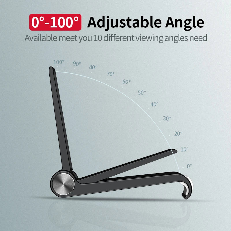 Foldable Phone & Tablet Stand with Adjustable Angle