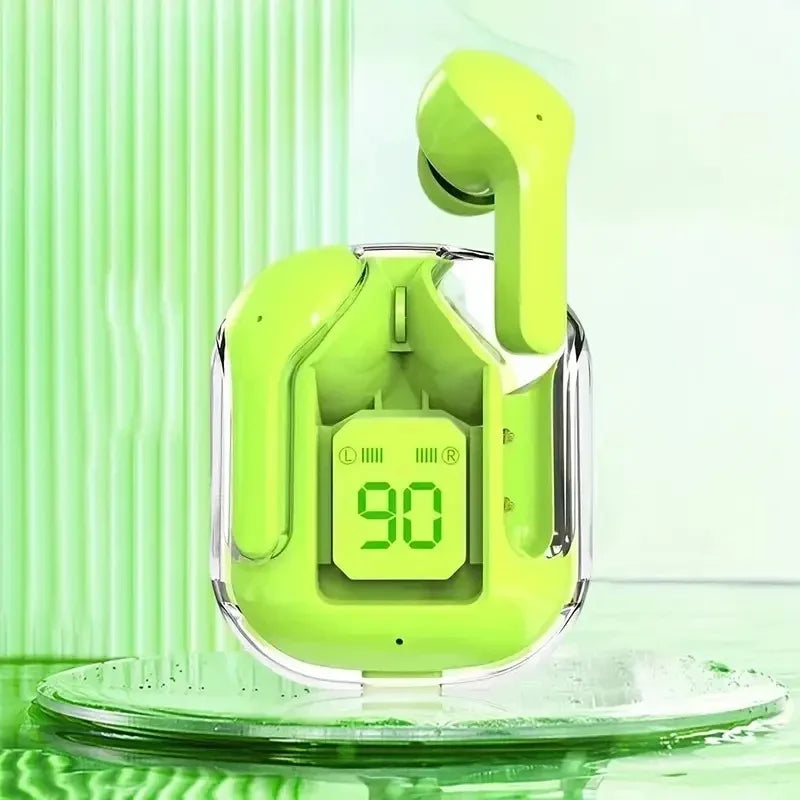T2 TWS Wireless Bluetooth Earbuds with Transparent Design, ENC & Power Display