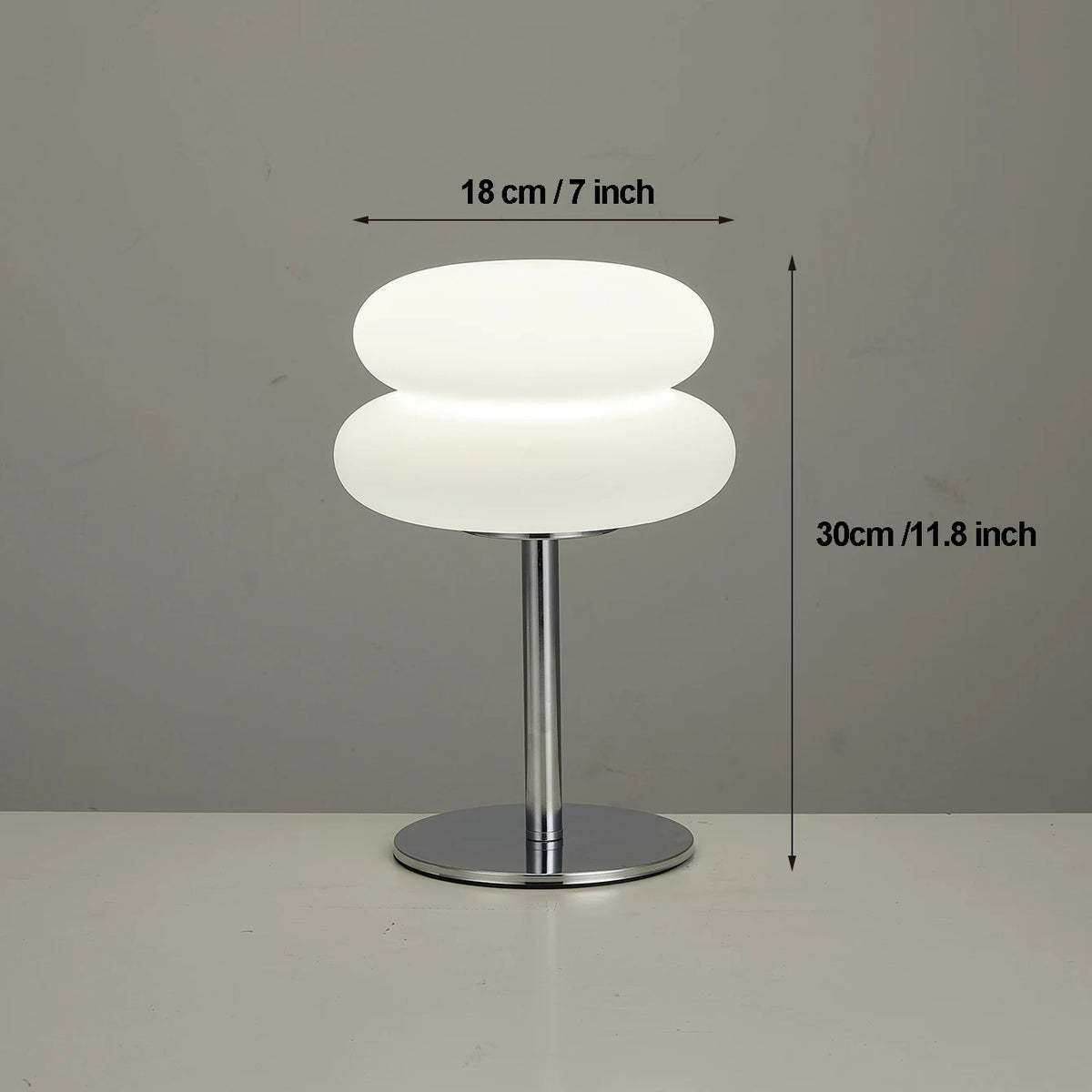 Nordic Mushroom Table Lamp — 3-Color, 9-Level Dimmable Ambient Light, USB Plug