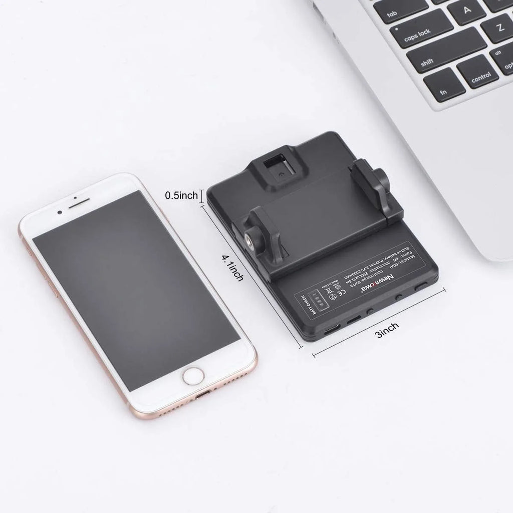 LED Portable Clip-on Selfie Light for Phone, Laptop and Camera, Video Conference Lighting with 3 Light Modes