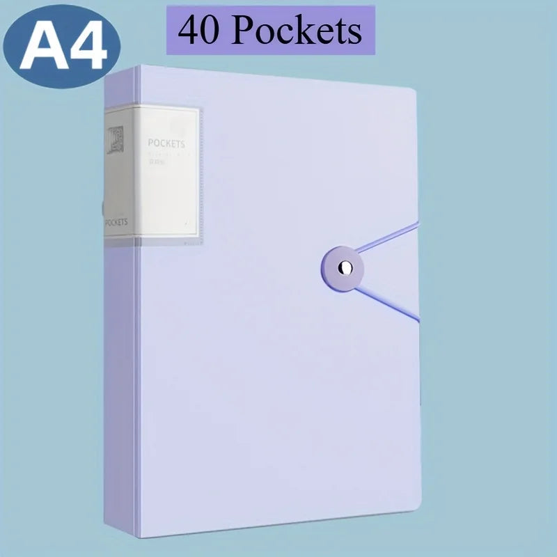 A4 Clear Pocket Presentation Folder for Documents & Certificates