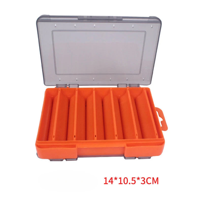 Clear Compartment Storage Box Organizer for Desk Supplies and Small Accessories