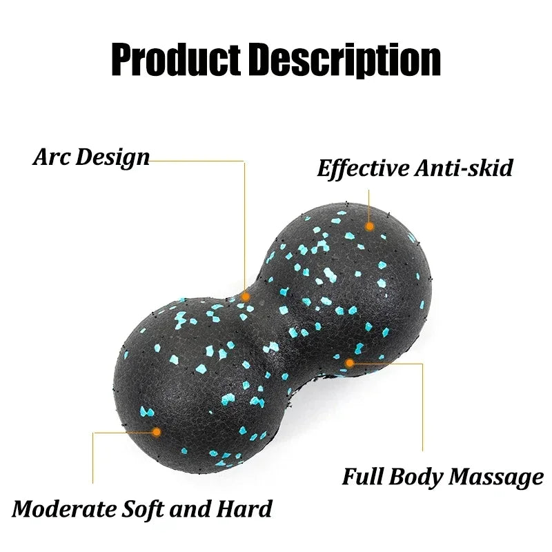Peanut Massage Ball — Fascia & Deep-Tissue Muscle Release Tool