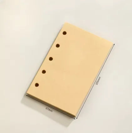 M5 Loose Leaf Refill Paper, 40 Sheets Planner Inserts for Mini Binder, Weekly Monthly To Do Dot Grid Lined Pages