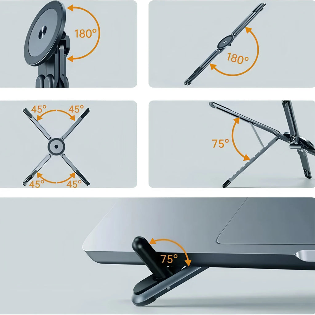 Magnetic Phone Holder & Selfie Stick — 3-in-1 Foldable Tripod Stand