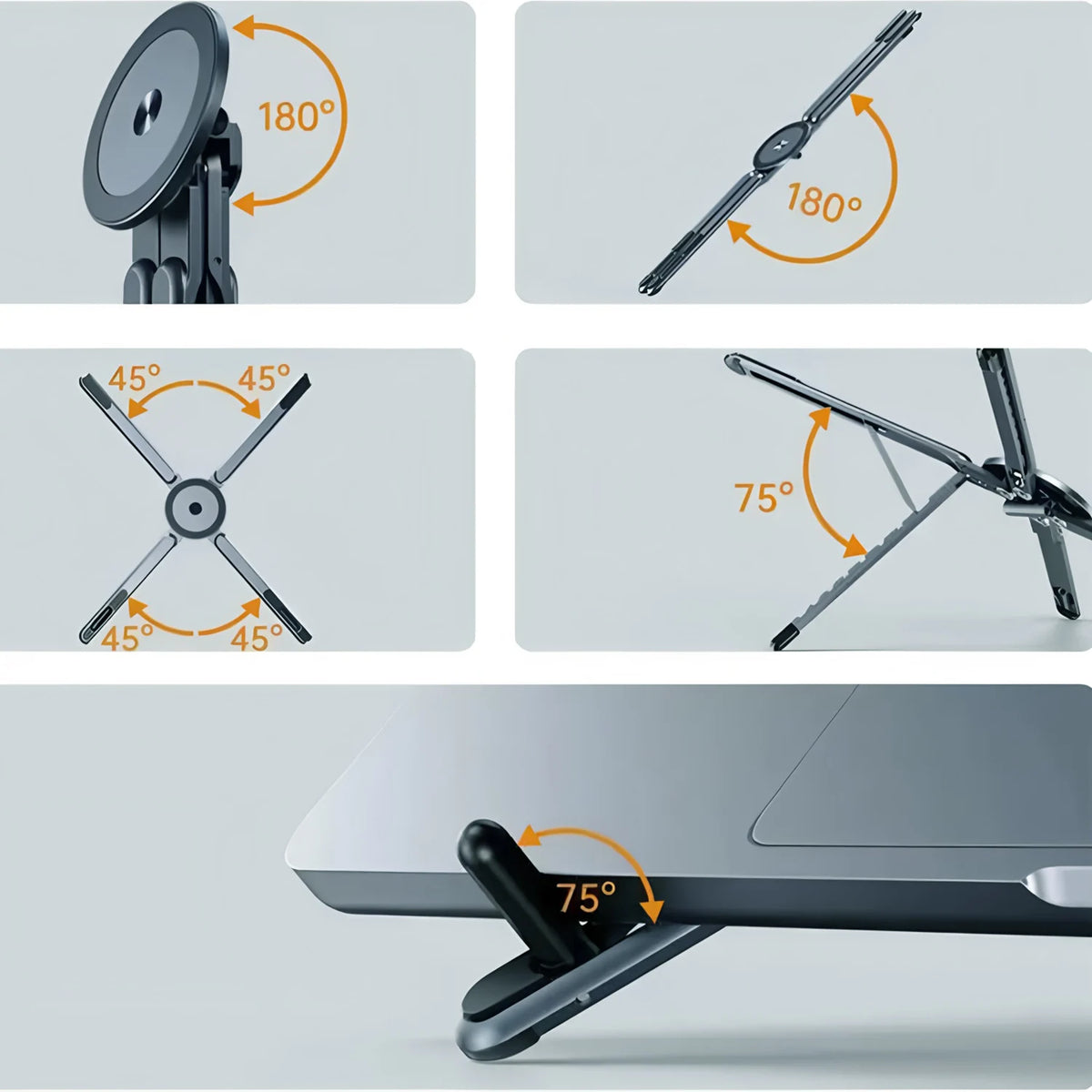 Magnetic Phone Holder & Selfie Stick — 3-in-1 Foldable Tripod Stand