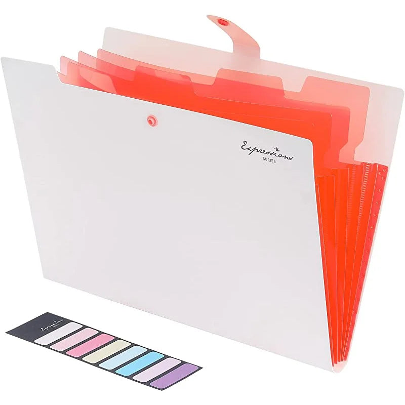 A4 5-Pocket Expanding File Folder — Portable Document Organizer