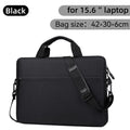 Laptop Sleeve Bag with Shoulder Strap and Handle, Water-Resistant Portable Carrying Case for 14 and 15.6 Inch Laptops and Notebooks