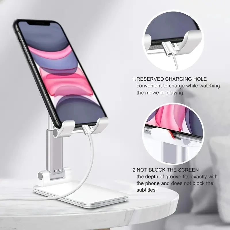 Adjustable Desktop Phone & Tablet Stand — Universal Holder