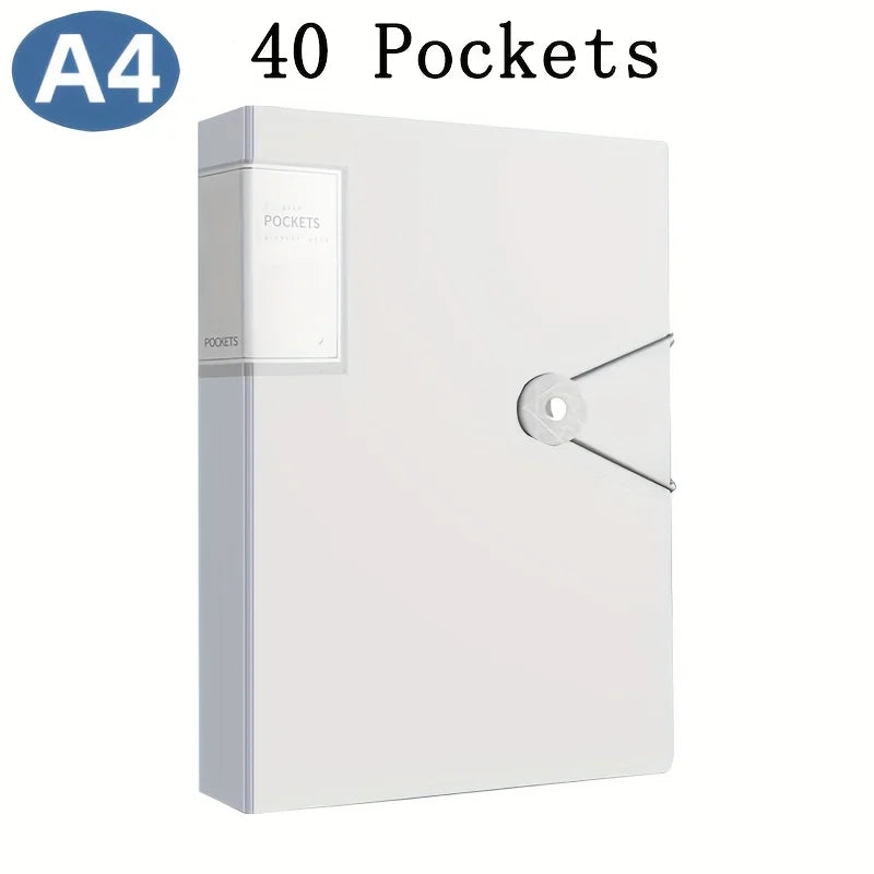 A4 Clear Pocket Presentation Folder for Documents & Certificates