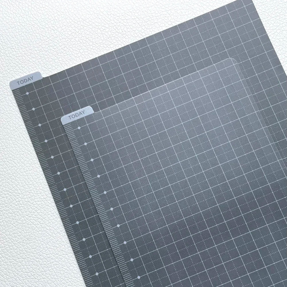 A5 A6 Writing Mat Board with Ruler, Hard Planner Divider Insert for Notebooks, Journals and Binders