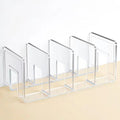 4 Compartment Desktop File and Book Organizer Rack for Home Office and Classroom