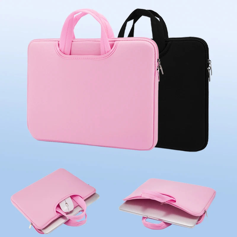 16" & 17" Laptop Bag with Front Pocket, Handle Strap & Shoulder Strap