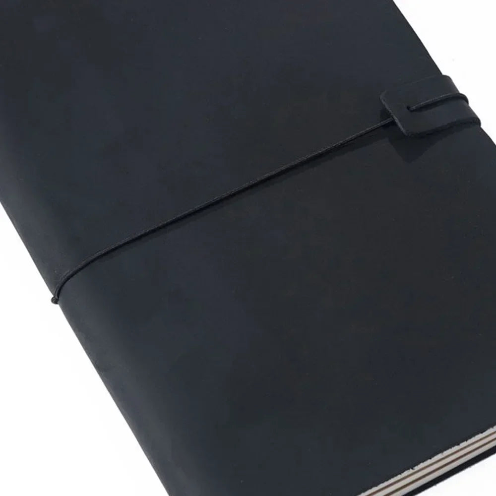 Genuine Leather Traveler’s Notebook with Refillable Inserts