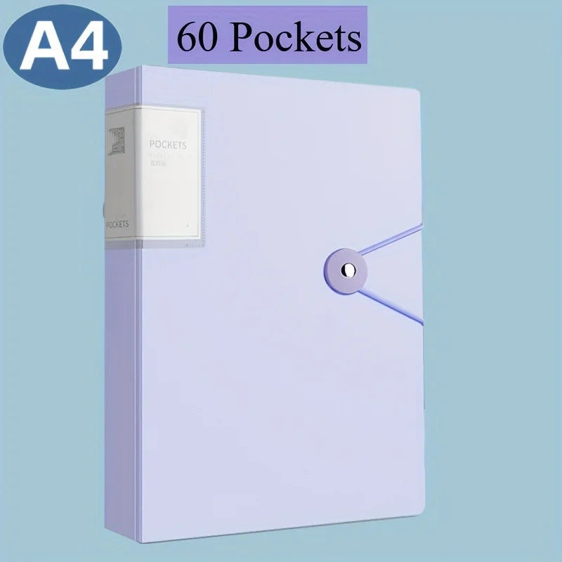 A4 Clear Pocket Presentation Folder for Documents & Certificates