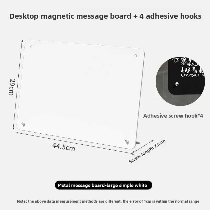 Reusable Memo & Planning Board in Black or White