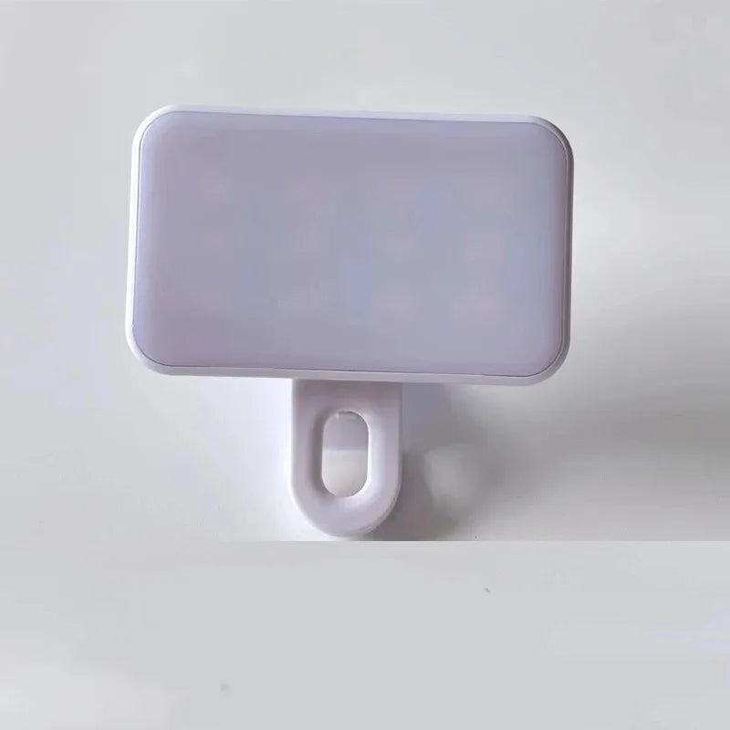 Mini Rechargeable Clip-On Selfie Fill Light with 3 Light Modes and Adjustable Brightness for Phone, Laptop and Video Calls
