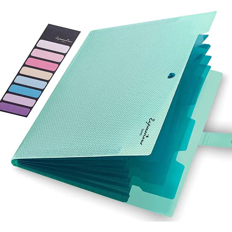 A4 5-Pocket Expanding File Folder — Portable Document Organizer