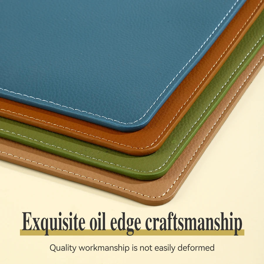 Leather A4 Zipper Document Folder Portfolio for Business Files, Contracts and Invoices
