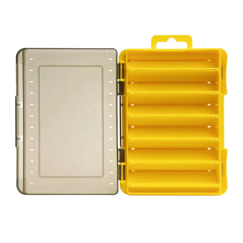 Clear Compartment Storage Box Organizer for Desk Supplies and Small Accessories