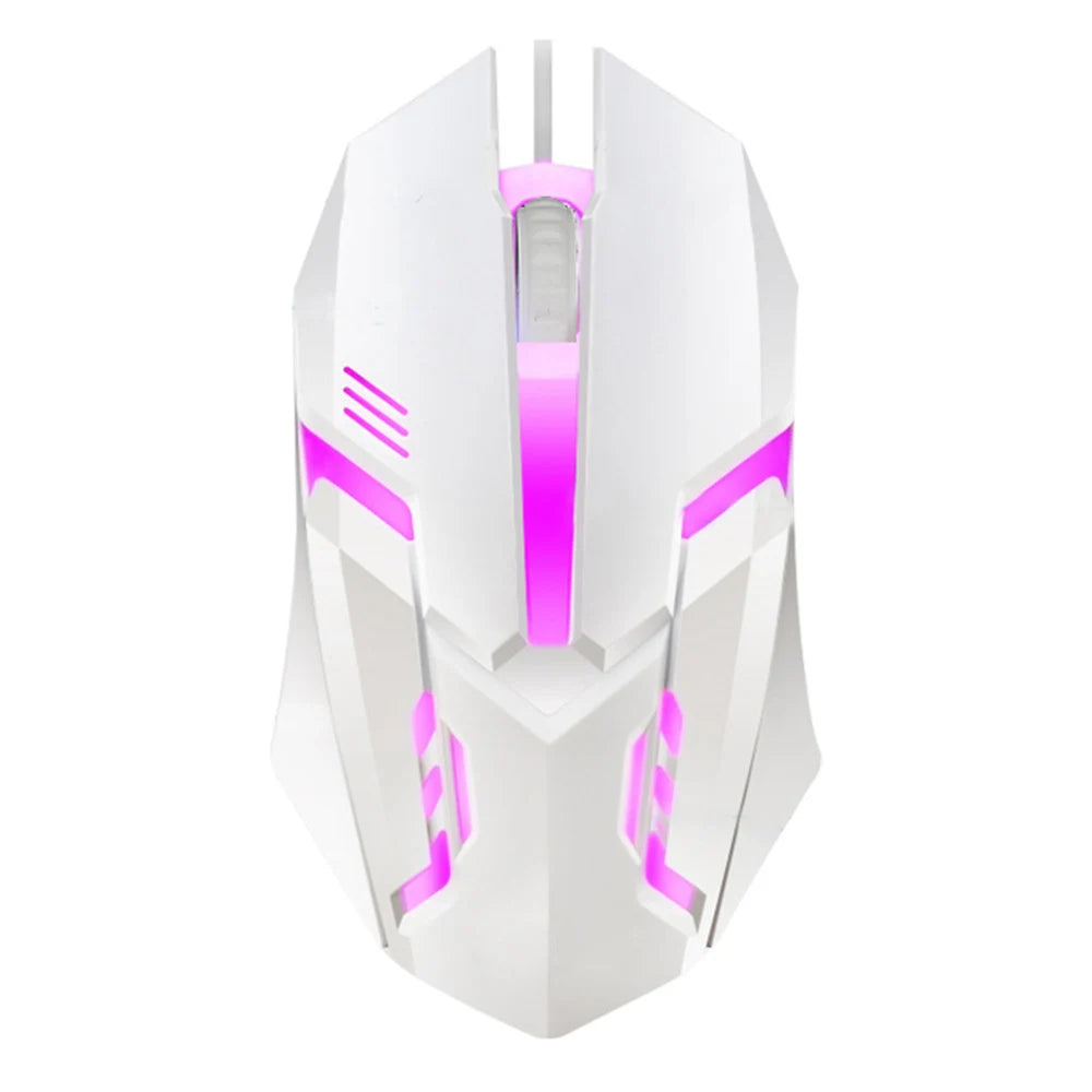 E-Sports USB Wired Gaming Mouse with Colorful LED, 5000 DPI Optical Sensor