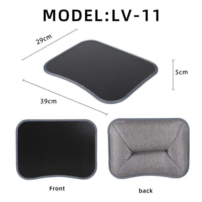 Laptop Lap Desk with Cushion — Foam-Filled Pillow Stand & Mouse Pad