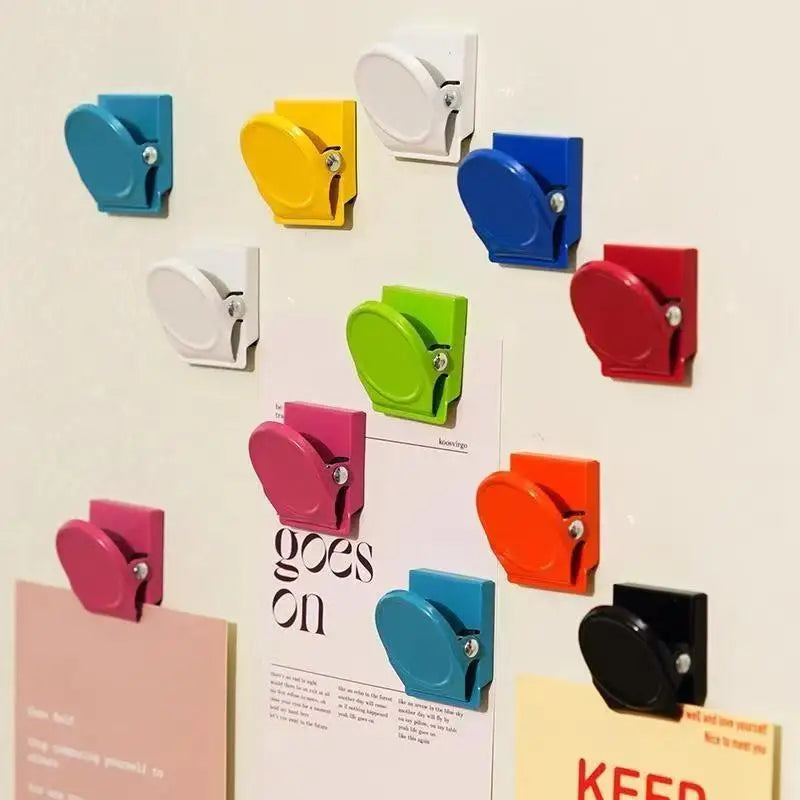 5-Piece Magnetic Clips for Office, Fridge, and File Organizing