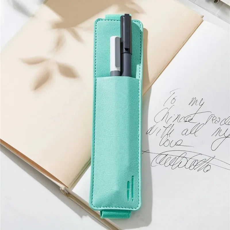 PU Leather Elastic Pen Holder Pouch for Notebooks, Journals and Planners