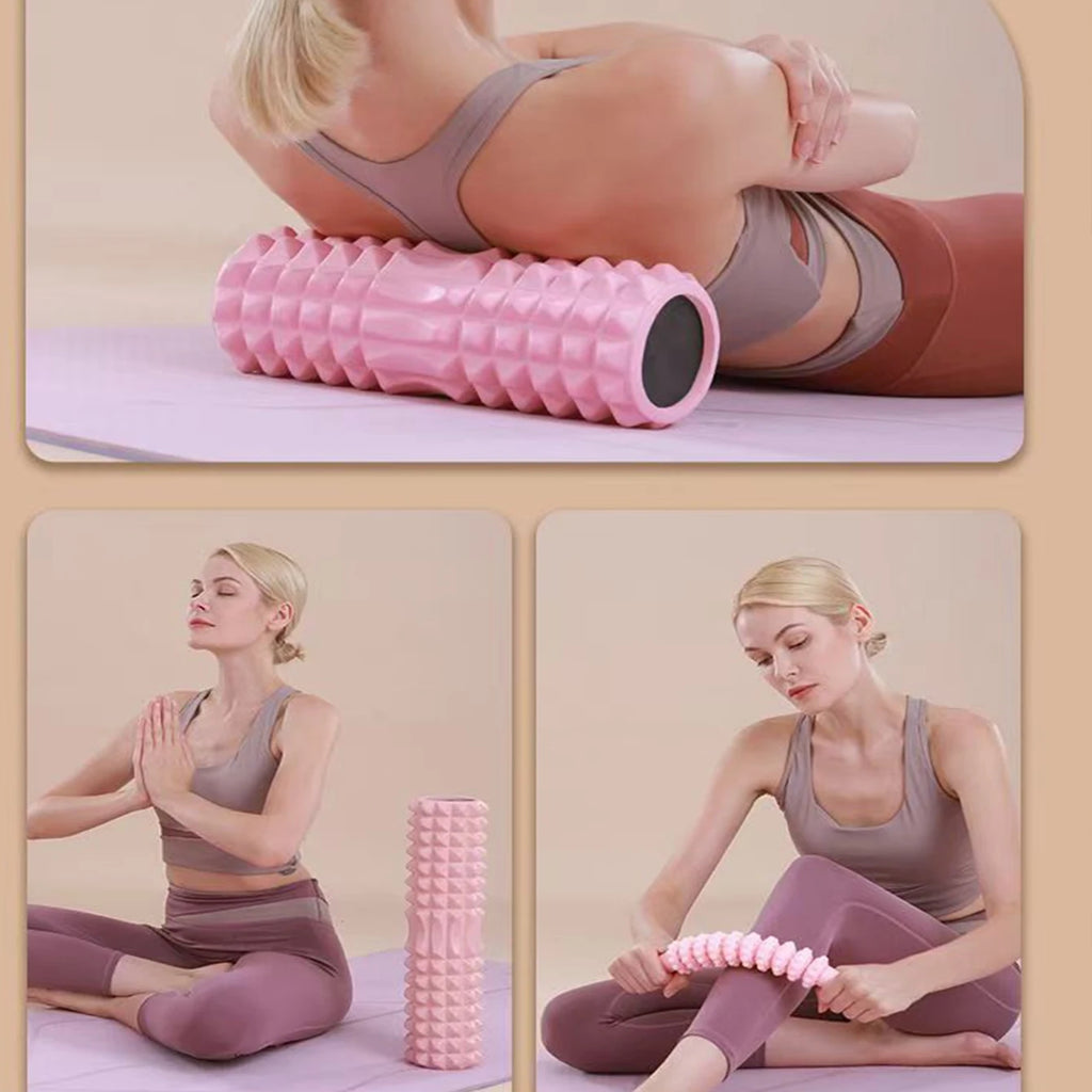 Textured Foam Roller — 30/33/45cm Deep-Tissue Massage Tool