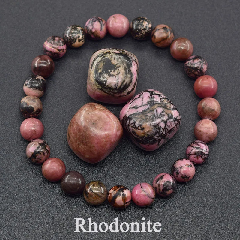 Natural Lapis Lazuli Stone Beads Bracelet — Energy Healing Jewelry