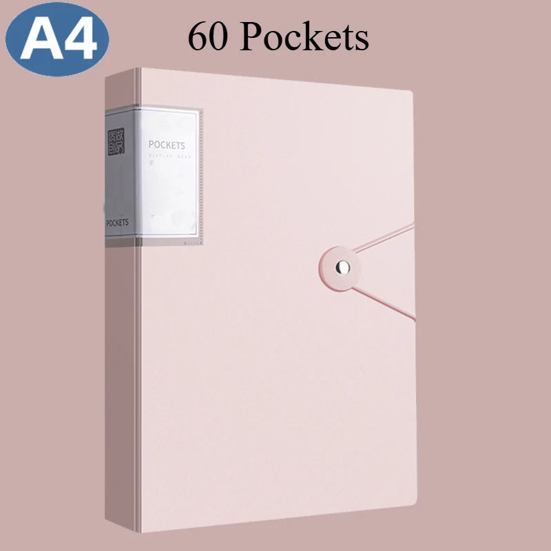 A4 Clear Pocket Presentation Folder for Documents & Certificates