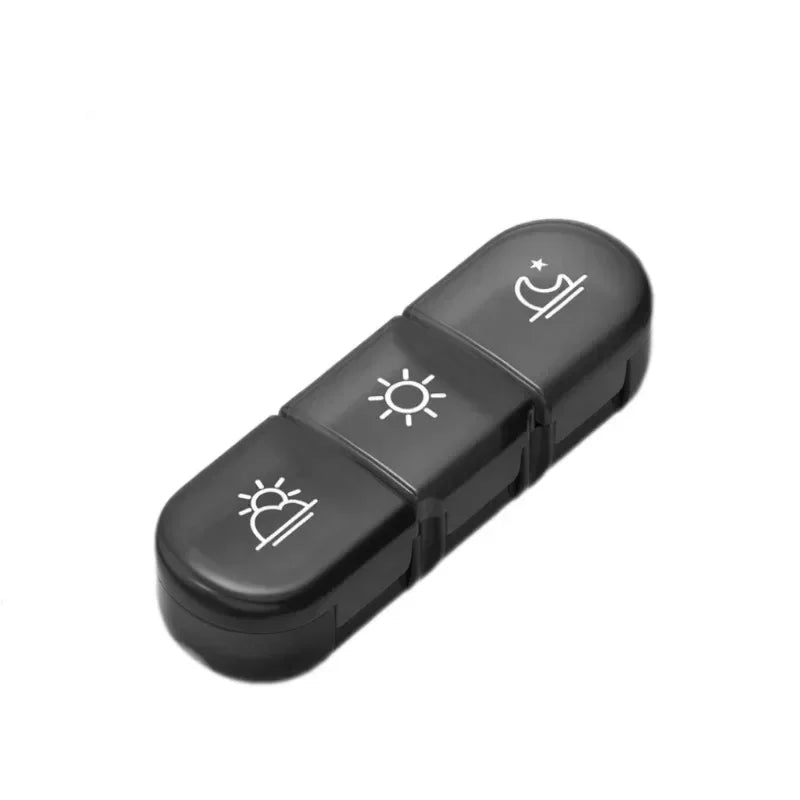 7 Day Pill Organizer 3 Times a Day with 21 Large Compartments for Vitamins, Medicine and Fish Oil, Portable Travel Case