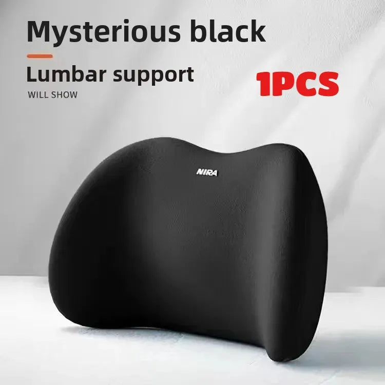 Car Headrest & Lumbar Support Pillow Set