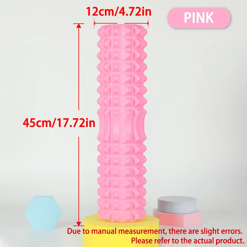 Hollow-Core Textured Foam Roller, 30 & 45 cm