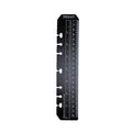 A5 A6 A7 Binder Ruler Bookmark, Snap-In Loose Leaf Ruler Divider for 6-Ring Planners and Notebooks