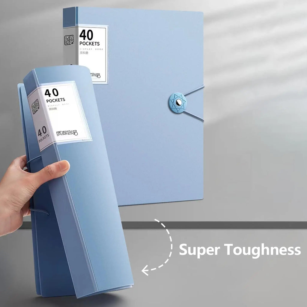 A4 Clear Pocket Presentation Folder for Documents & Certificates