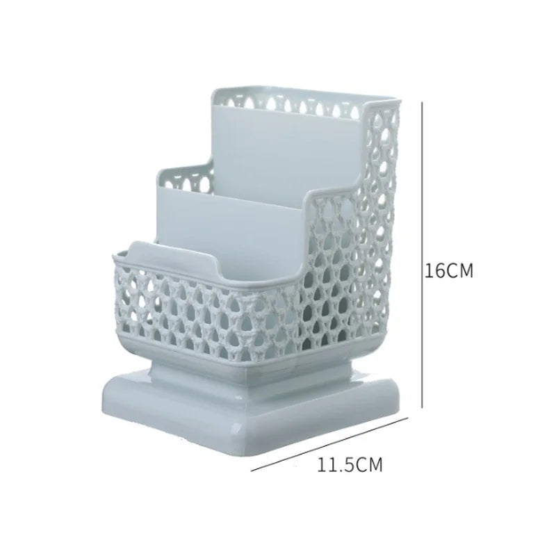 Desktop Stationery Organizer Caddy for Pens, Makeup, and School Supplies