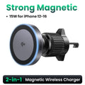 UGREEN Qi2.2 Magnetic Car Charger & Phone Holder — 15W/25W Wireless Charging Stand