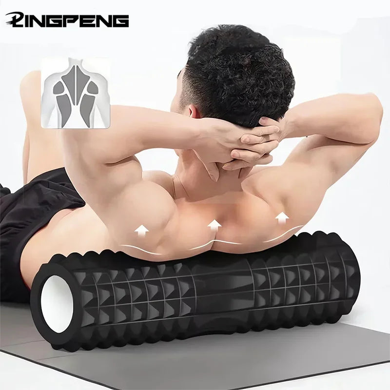 Hollow-Core Textured Foam Roller, 30 & 45 cm
