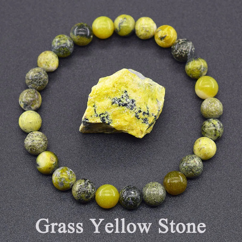 Natural Lapis Lazuli Stone Beads Bracelet — Energy Healing Jewelry