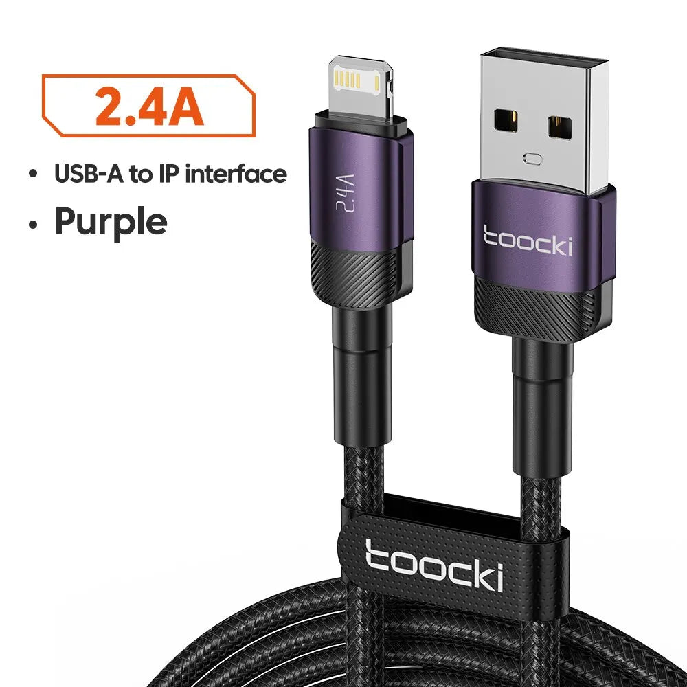 100W USB-A to USB-C Fast-Charging Cable — Data & Charging Cord for USB-C Devices