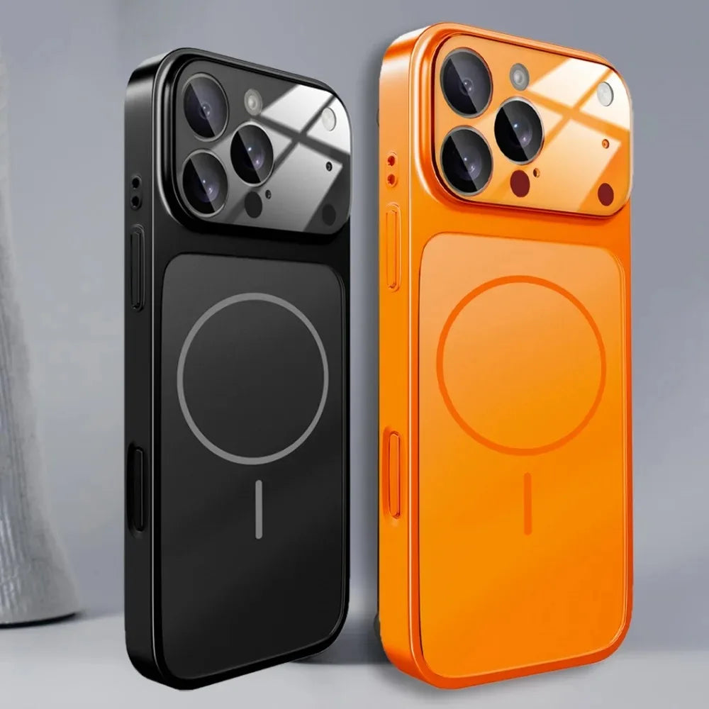 Magnetic Shockproof Phone Case for iPhone 11 to 17 with Wireless Charging Support