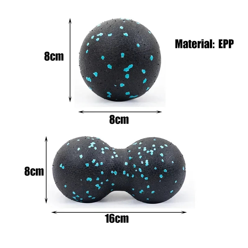 Peanut Massage Ball — Fascia & Deep-Tissue Muscle Release Tool