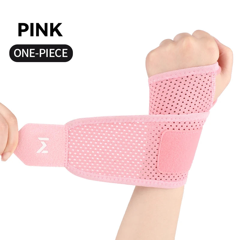 Adjustable Wrist Support Wrap — Compression Brace for Weightlifting, Tennis & Gym